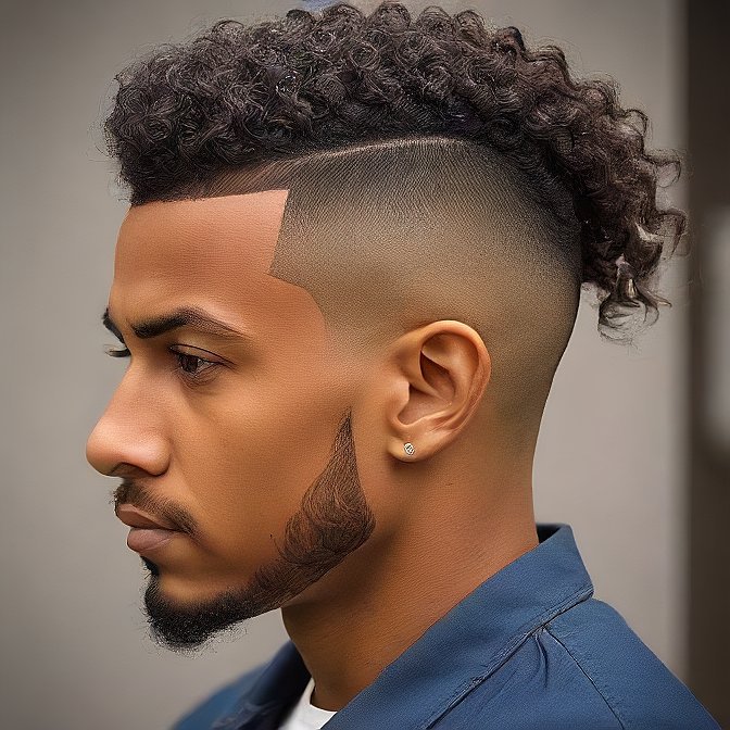 Burst Fade Mohawk