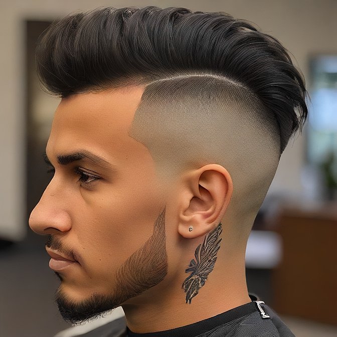 Burst Fade Mohawk