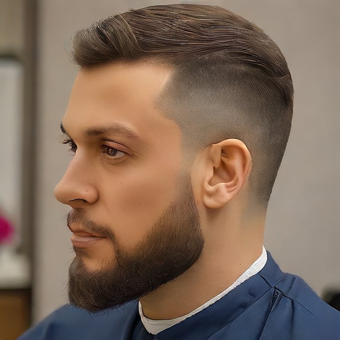 Two block haircut