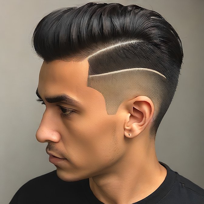 Fade with Line Design