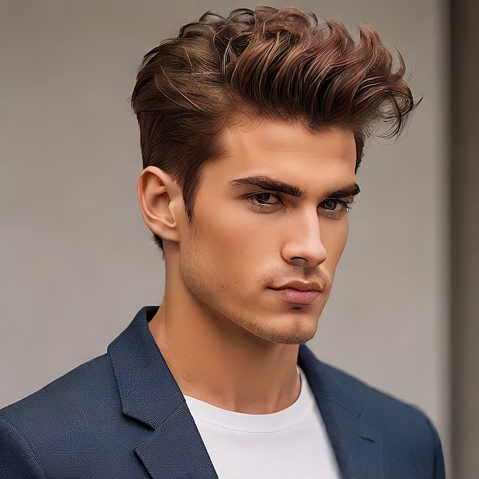 medium curly cut