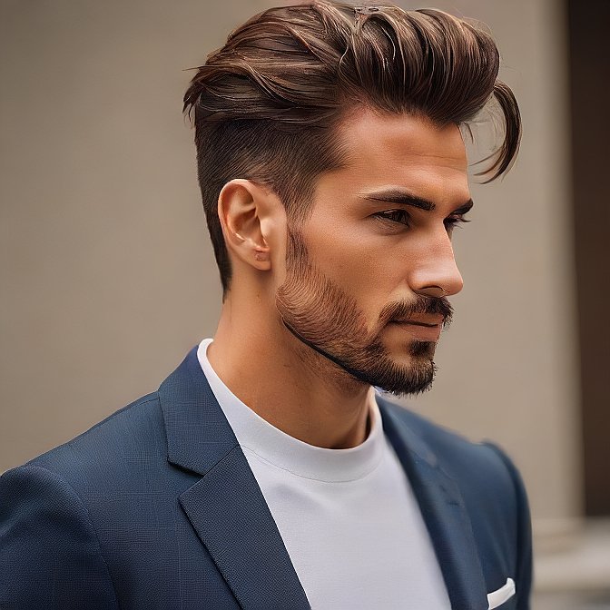 Medium curly cut