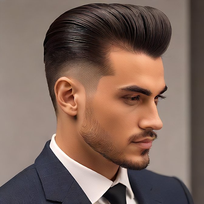 pompadour fade