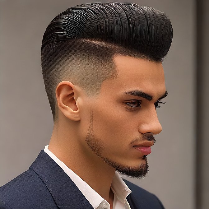pompadour fade 
