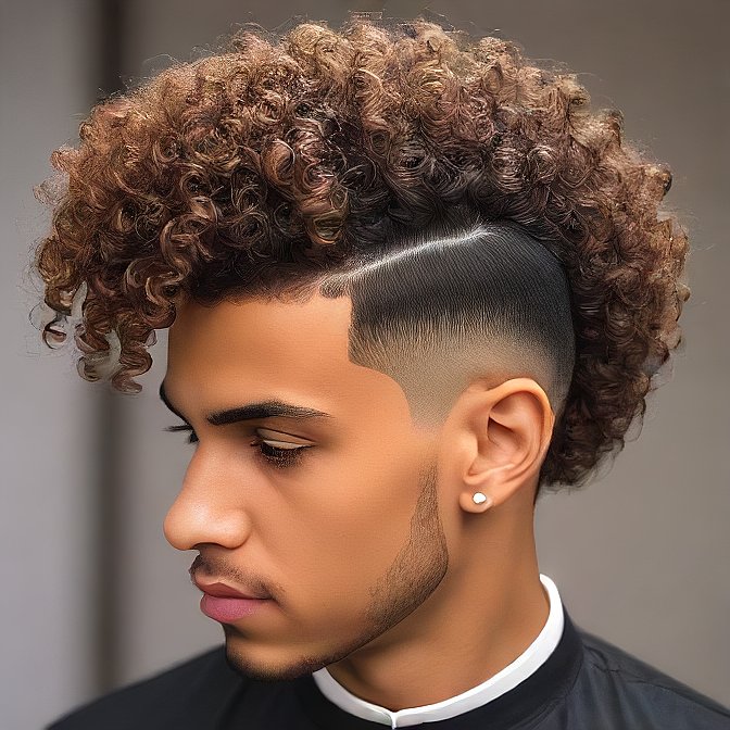 pompadour fade