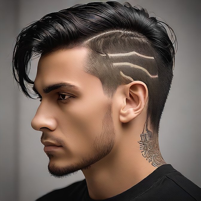 burst fade mohawk