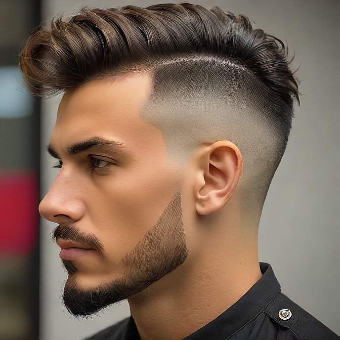 burst fade mohawk