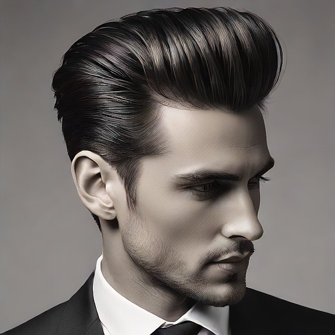 Medium-Length Quiff