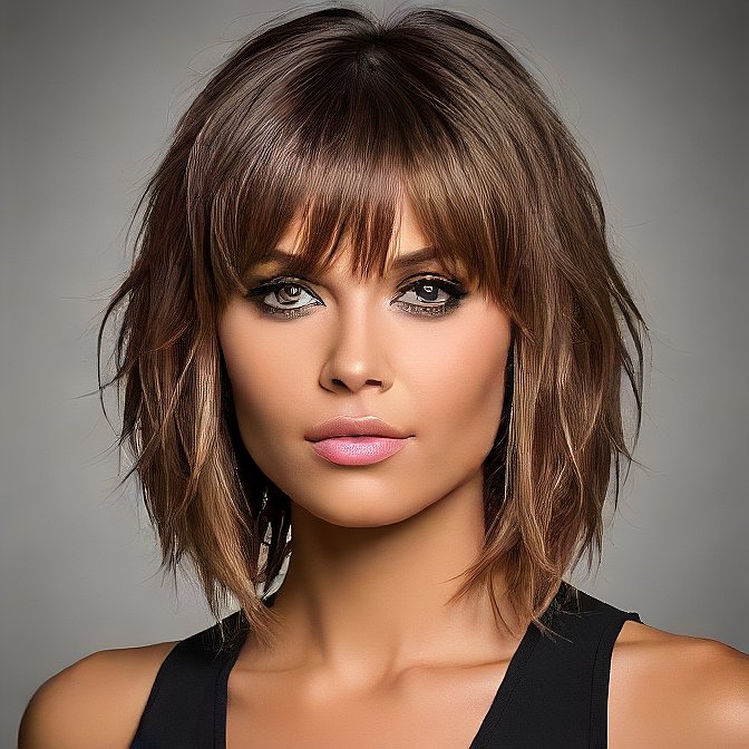 Shaggy hairstyles