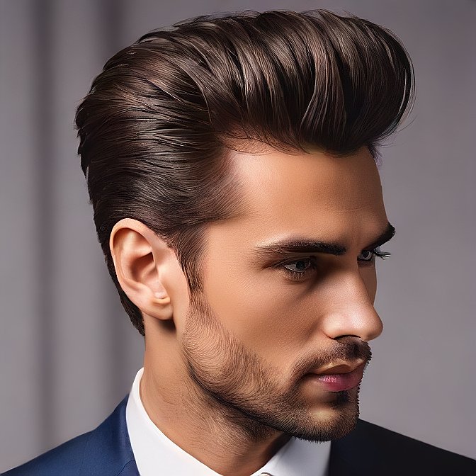Medium-Length Quiff