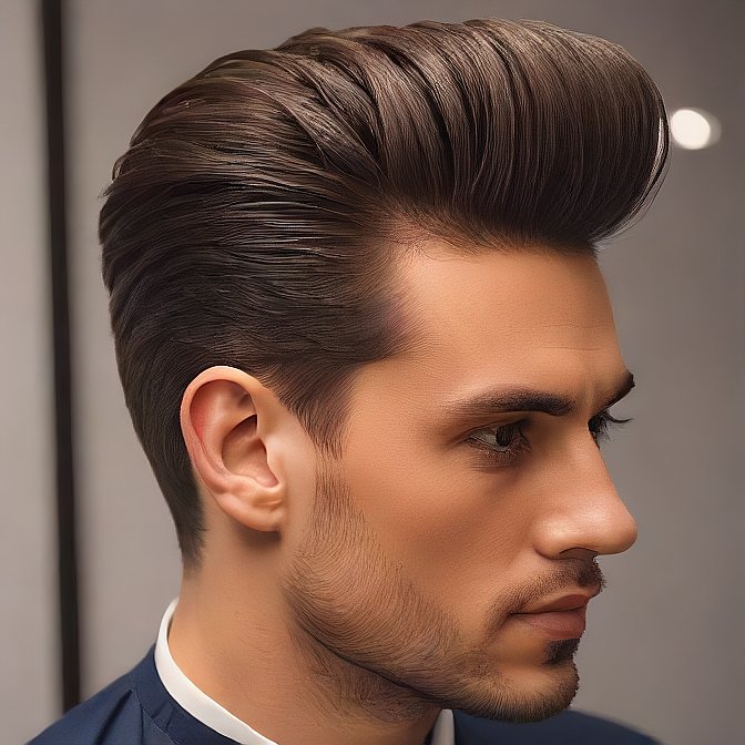 Medium-Length Quiff