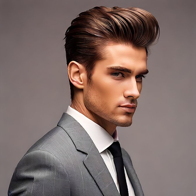 Medium-Length Quiff