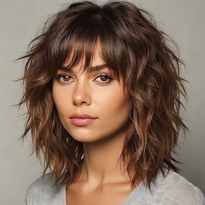 Shaggy hairstyles