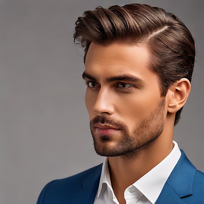side swept bangs
