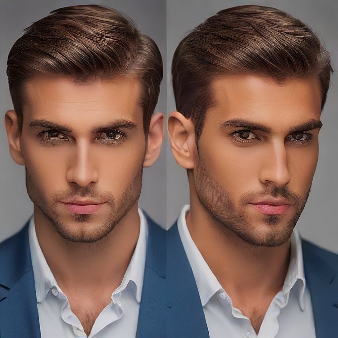 side swept bangs
