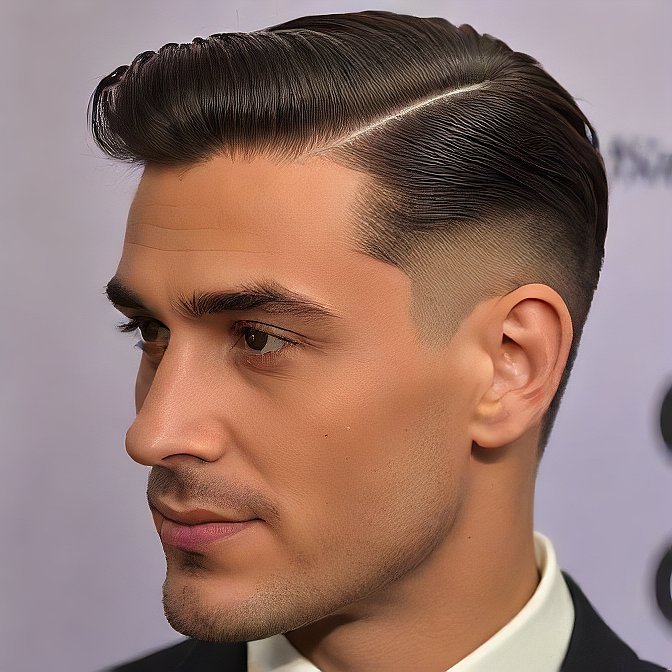 Tapered Comb Over