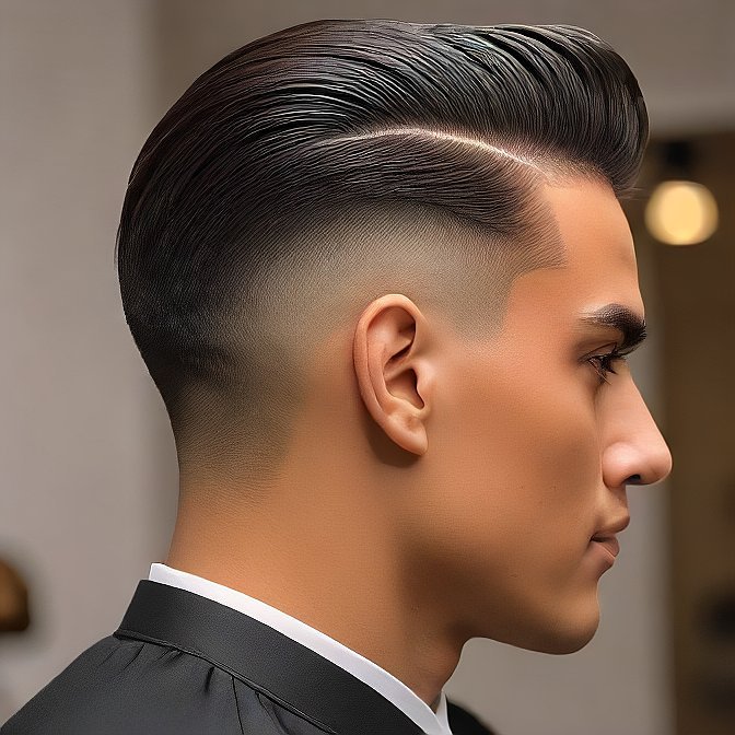 Slicked Back Undercut