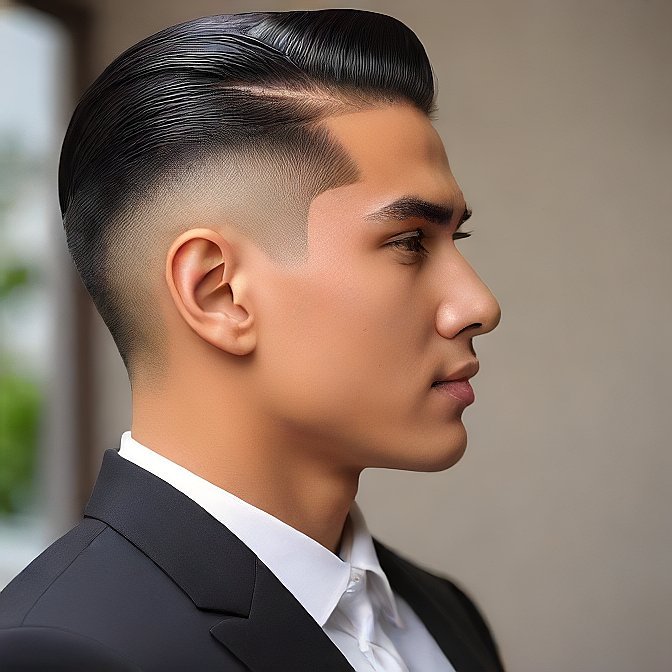 Slicked Back Undercut