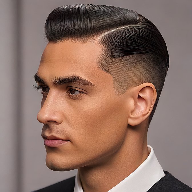 Tapered Comb Over