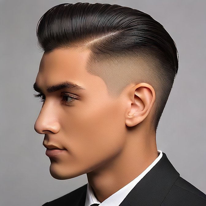 Slicked Back Undercut